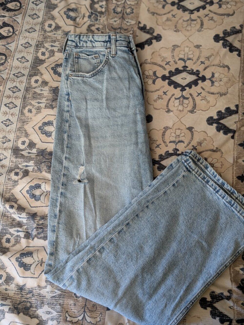 H&M Youth Size 14 High Waisted Wide Leg Jeans
